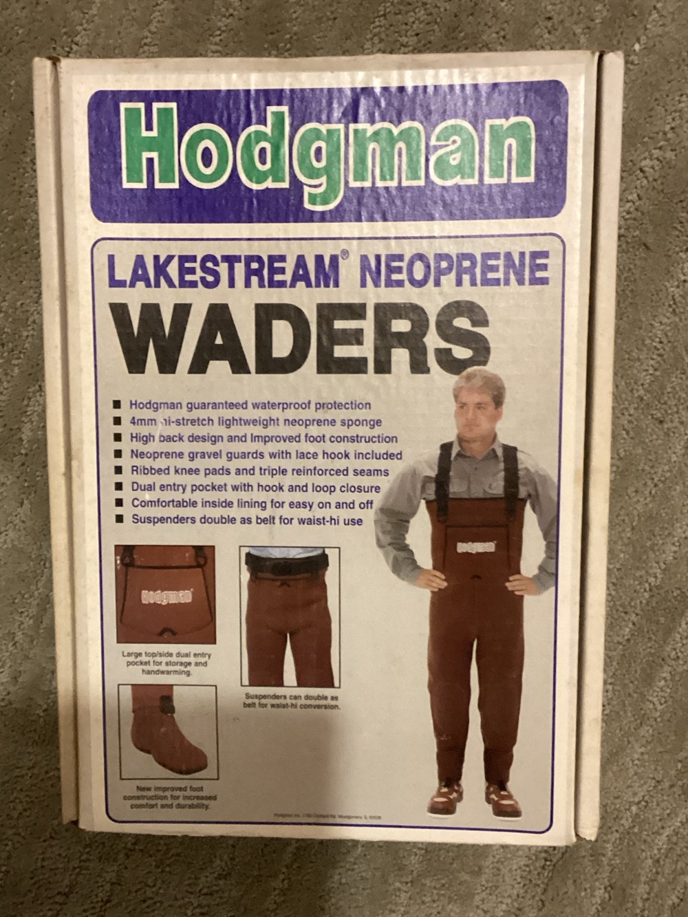 Hodgman LakeStream Neoprene Waders - Brown